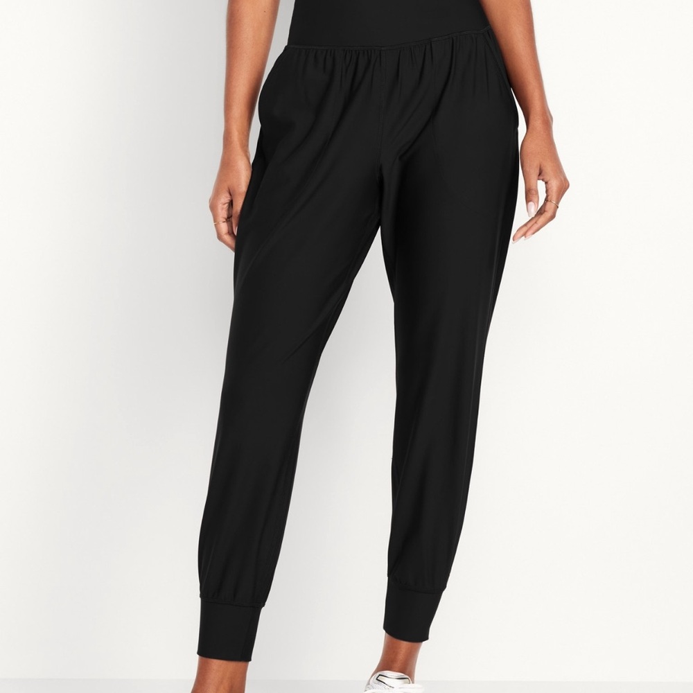 Old Navy Black Track Jogger Pants